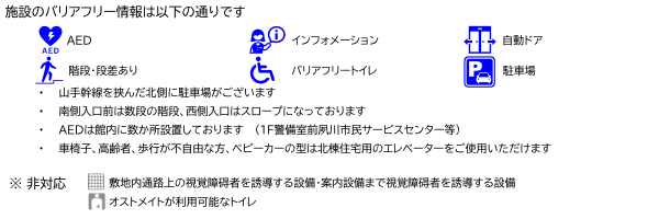 バリアフリー情報